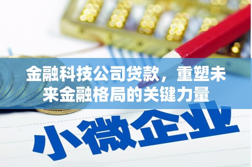 磐安金融科技公司贷款，重塑未来金融格局的关键力量