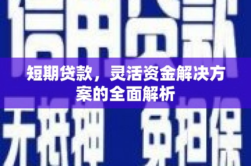 磐安短期贷款，灵活资金解决方案的全面解析