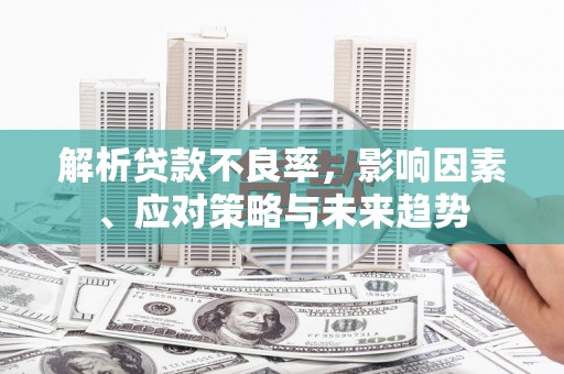 磐安解析贷款不良率，影响因素、应对策略与未来趋势