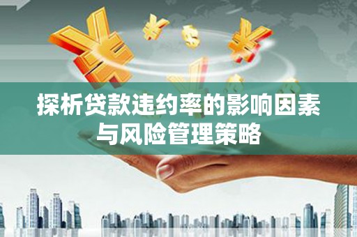 磐安探析贷款违约率的影响因素与风险管理策略