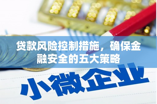 磐安贷款风险控制措施，确保金融安全的五大策略