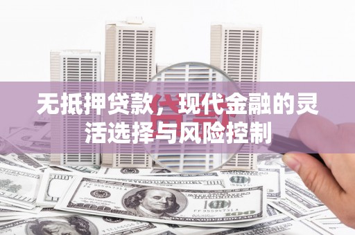 磐安无抵押贷款，现代金融的灵活选择与风险控制