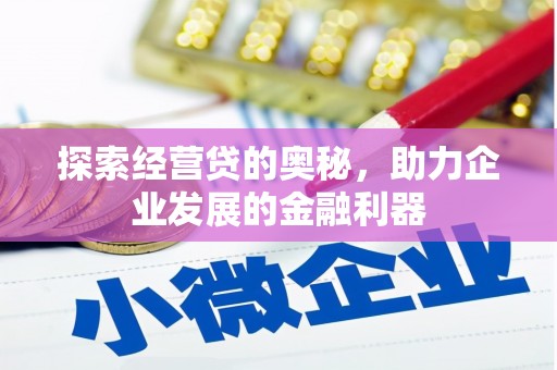 磐安探索经营贷的奥秘，助力企业发展的金融利器