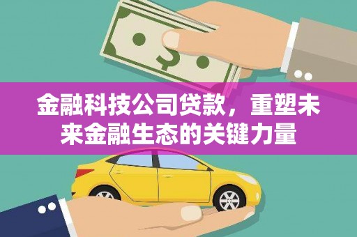 磐安金融科技公司贷款，重塑未来金融生态的关键力量