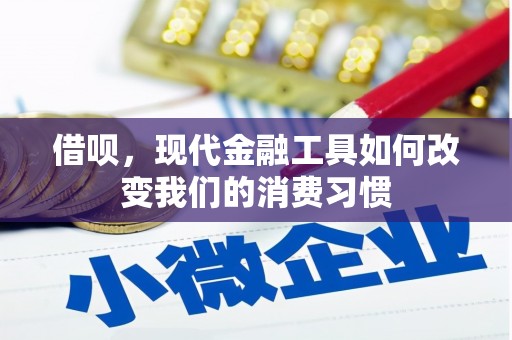 磐安借呗，现代金融工具如何改变我们的消费习惯