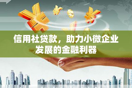 磐安信用社贷款，助力小微企业发展的金融利器