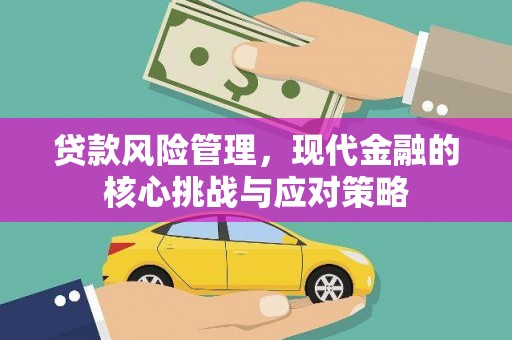 磐安贷款风险管理，现代金融的核心挑战与应对策略