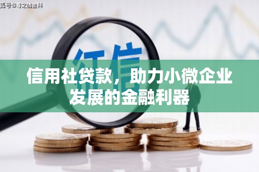 磐安信用社贷款，助力小微企业发展的金融利器