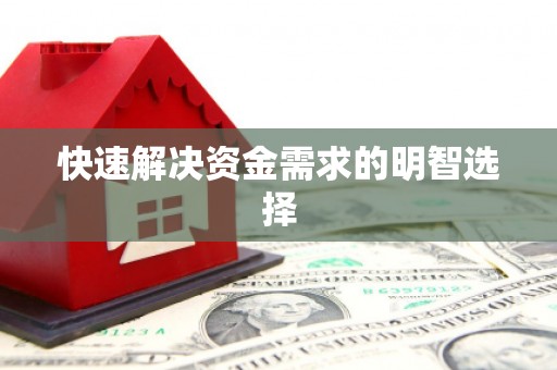 磐安快速解决资金需求的明智选择