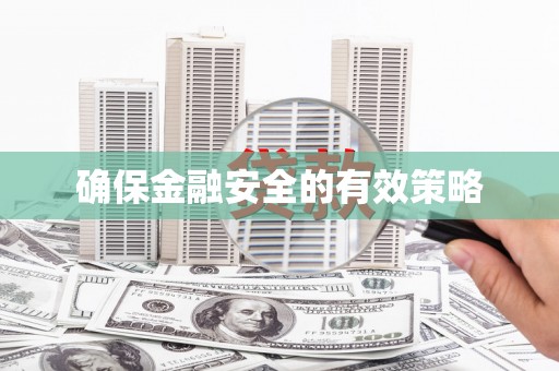 磐安确保金融安全的有效策略